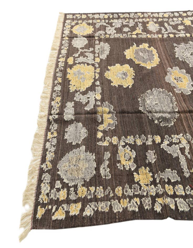 Detail image of  8' 1 x 10' 4  Hand Knotted Oushak Wool Rug