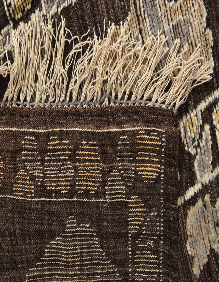 Detail image of  10' x 14' 5  Hand Knotted Oushak Wool Rug