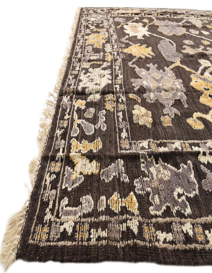 Detail image of  8' 10 x 12' 2  Hand Knotted Oushak Wool Rug