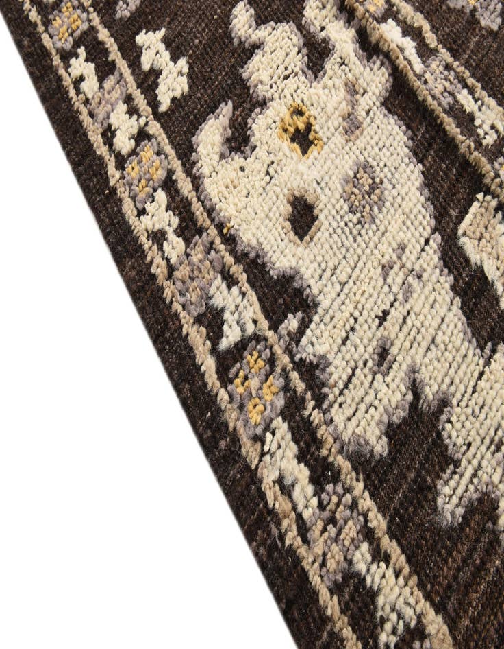 Detail image of  8' 10 x 12' 2  Hand Knotted Oushak Wool Rug