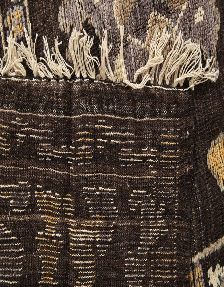 Detail image of  8' 10 x 12' 2  Hand Knotted Oushak Wool Rug