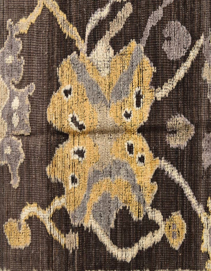 Detail image of  9' 1 x 12' 7  Hand Knotted Oushak Wool Rug