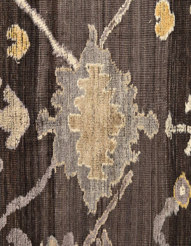 Detail image of  9' 1 x 12' 7  Hand Knotted Oushak Wool Rug