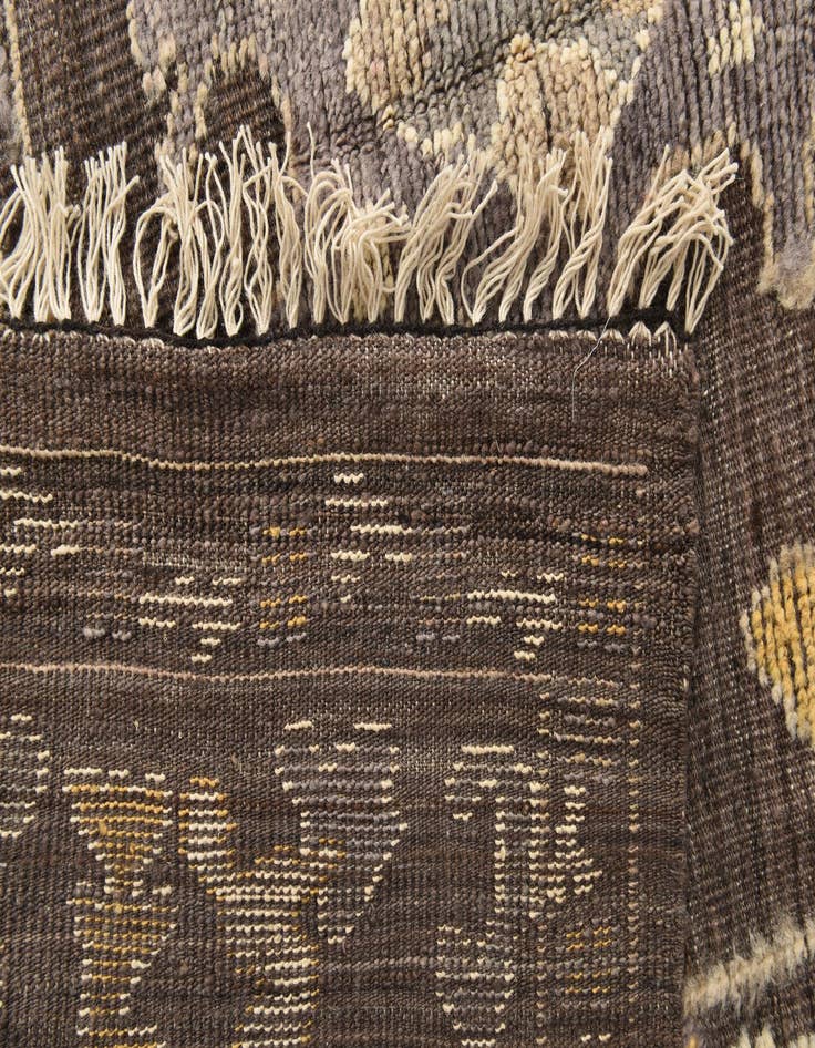 Detail image of  9' 1 x 12' 7  Hand Knotted Oushak Wool Rug