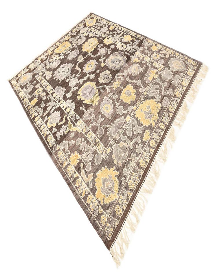 Detail image of  8' 3 x 10' 3  Hand Knotted Oushak Wool Rug