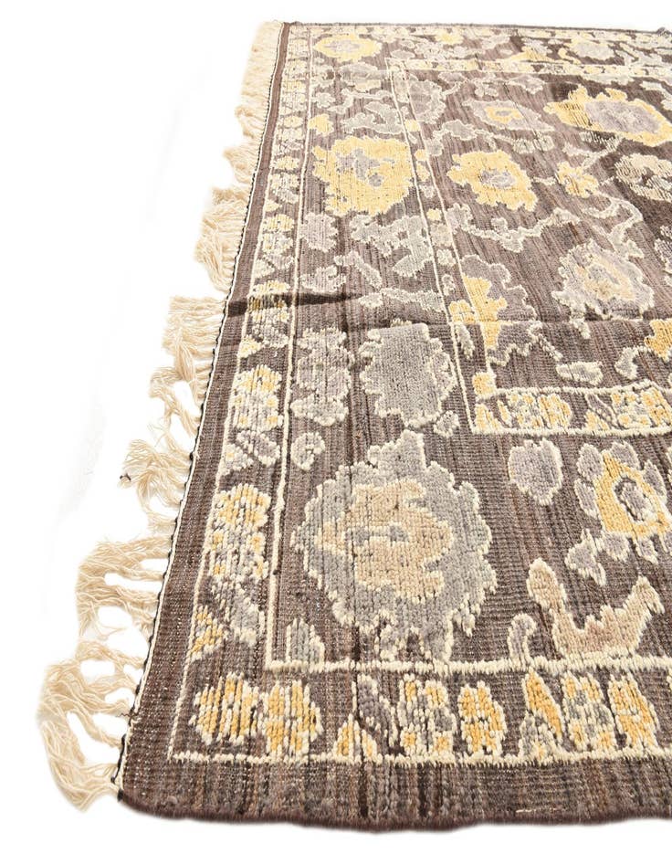Detail image of  8' 3 x 10' 3  Hand Knotted Oushak Wool Rug