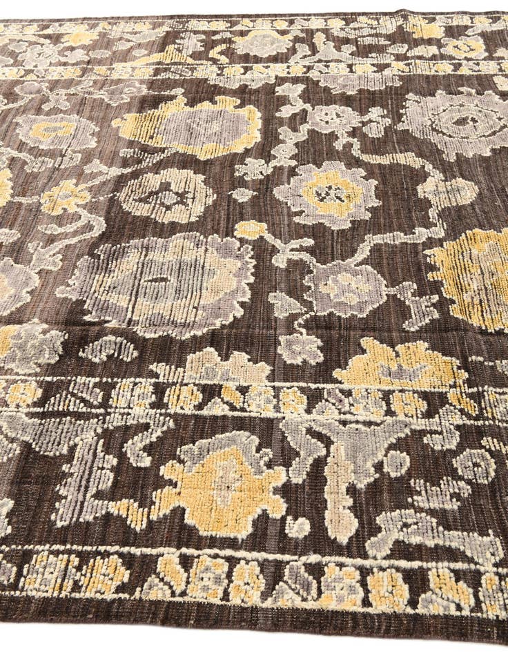 Detail image of  8' 3 x 10' 3  Hand Knotted Oushak Wool Rug