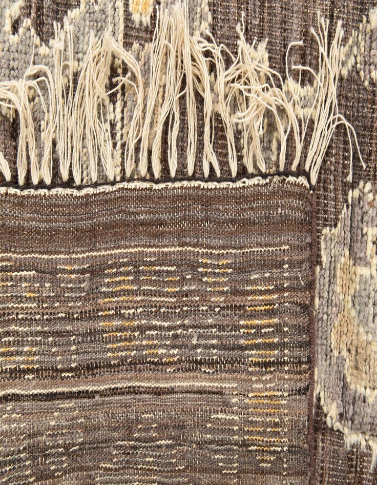 Detail image of  8' 3 x 10' 3  Hand Knotted Oushak Wool Rug