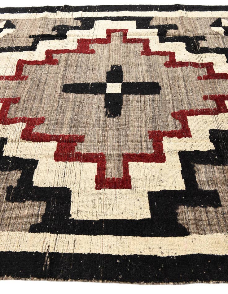 Detail image of  8' x 10' 3  Hand Knotted Oushak Wool Rug