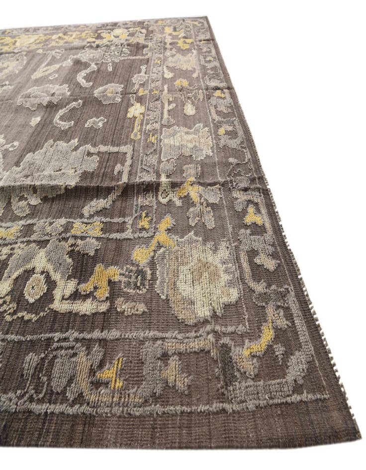 Detail image of  8' 10 x 12' 1  Hand Knotted Oushak Wool Rug