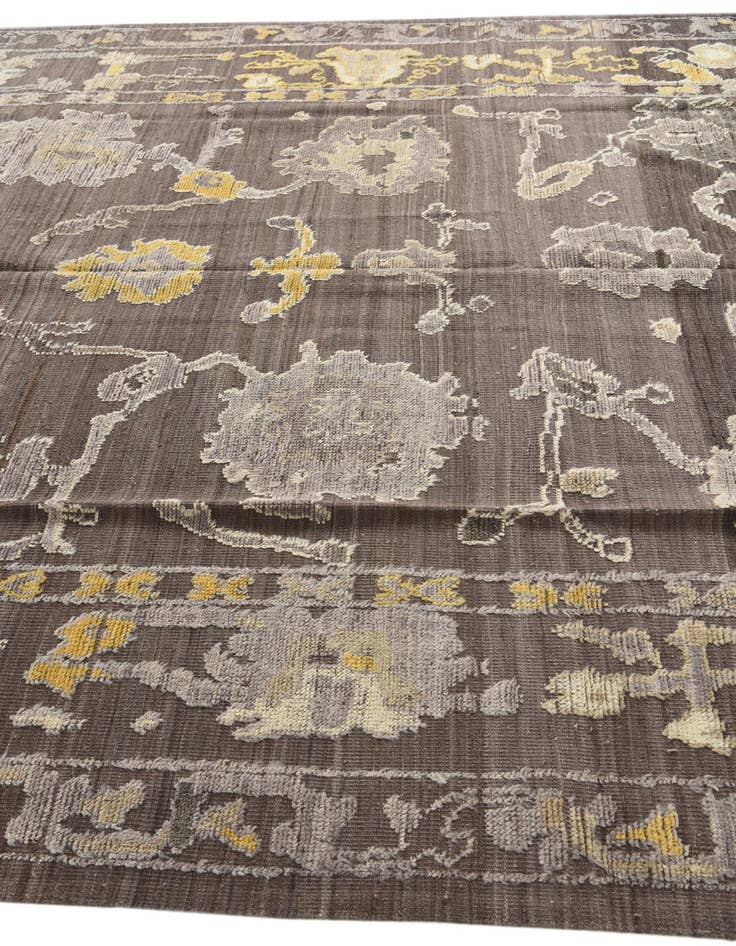 Detail image of  8' 10 x 12' 1  Hand Knotted Oushak Wool Rug