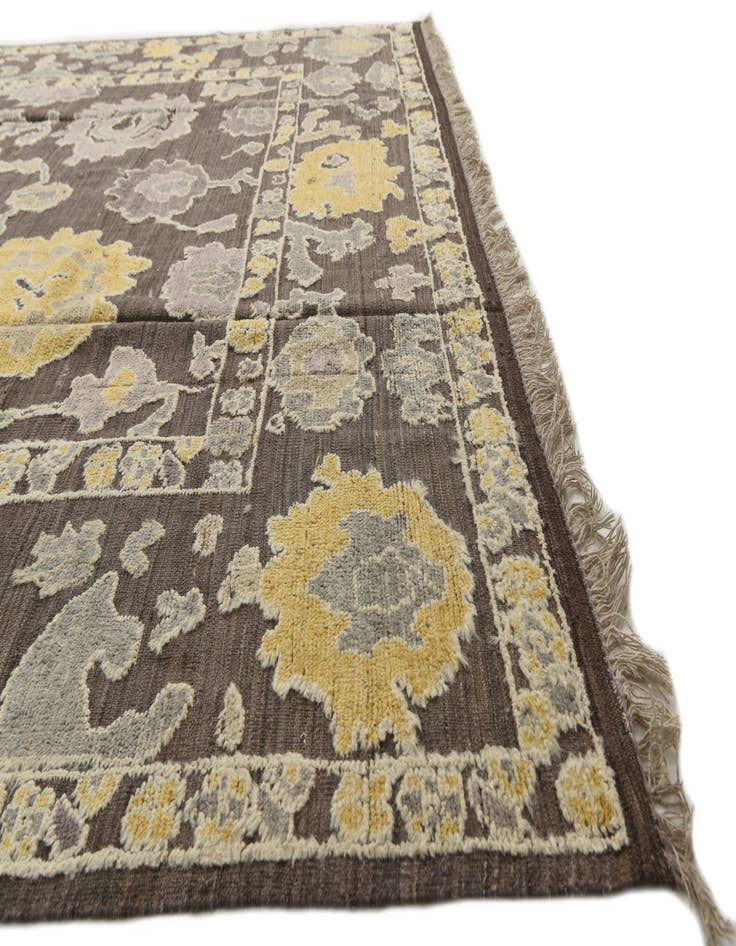 Detail image of  9' 8 x 14' 3  Hand Knotted Oushak Wool Rug