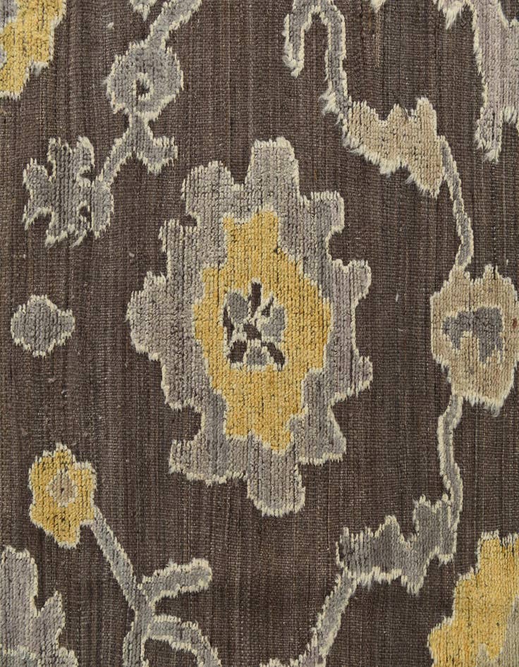 Detail image of  9' 8 x 14' 3  Hand Knotted Oushak Wool Rug