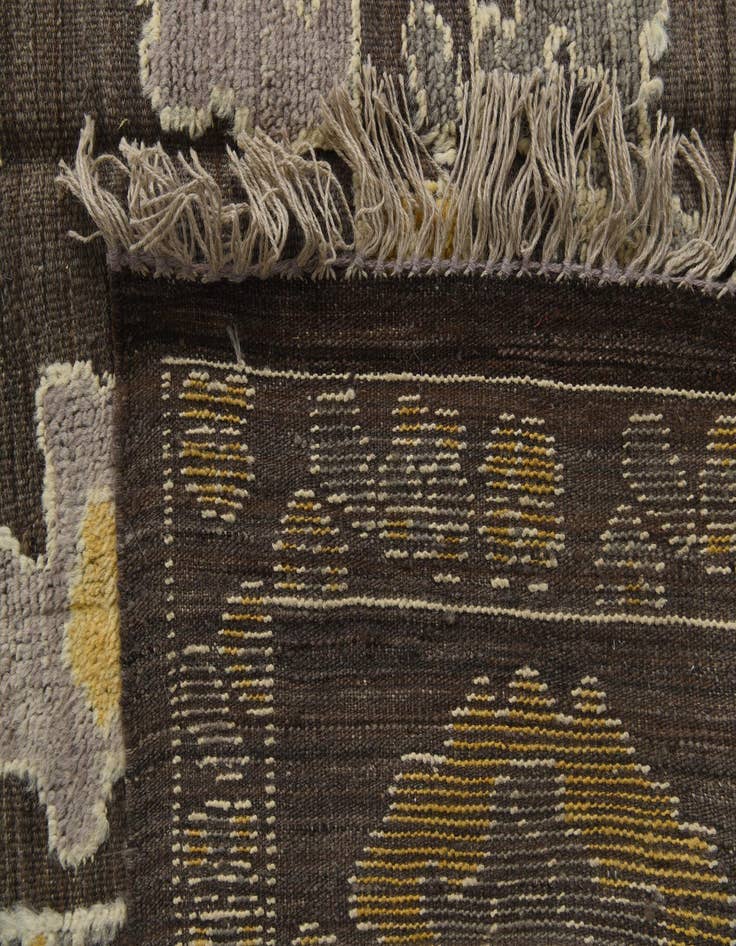 Detail image of  9' 8 x 14' 3  Hand Knotted Oushak Wool Rug