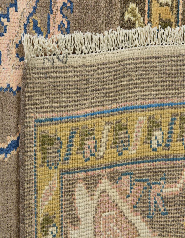 Detail image of  5' 3 x 8' 5  Hand Knotted Oushak Rug