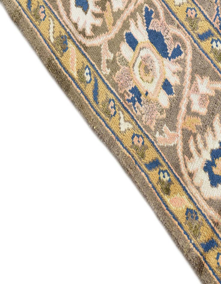 Detail image of  5' 3 x 8' 5  Hand Knotted Oushak Rug