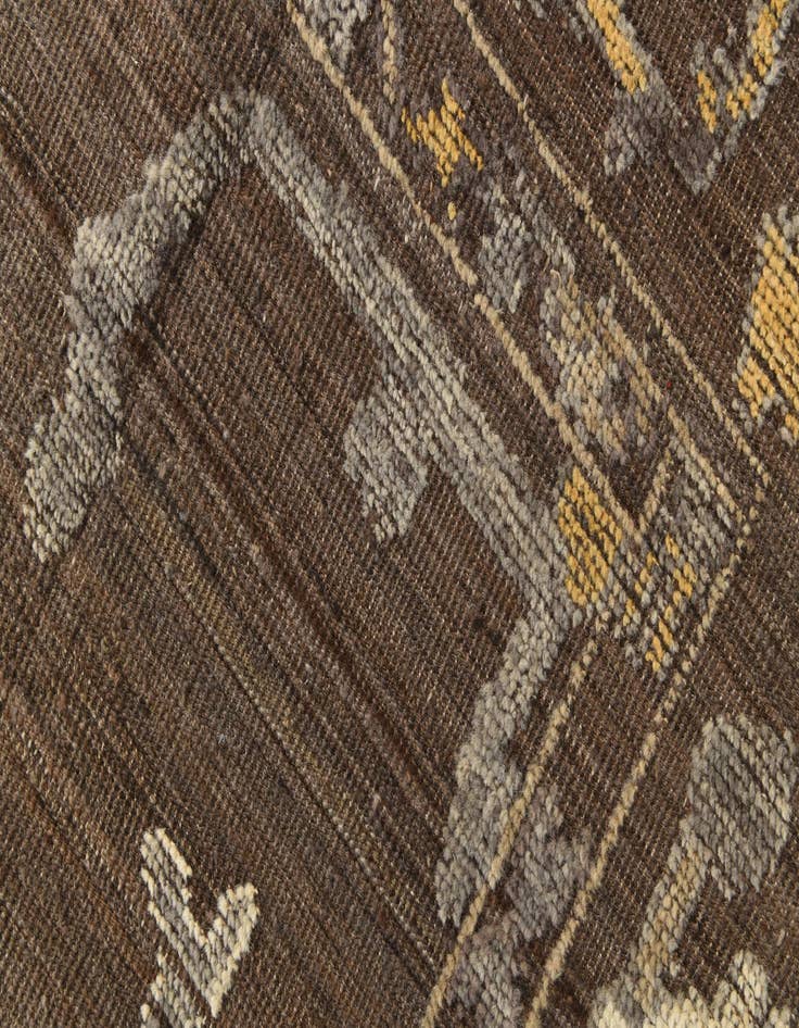 Detail image of  10' 1 x 14' 2  Hand Knotted Oushak Wool Rug