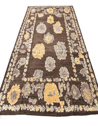 Detail image of  8' 1 x 10' 6  Hand Knotted Oushak Wool Rug