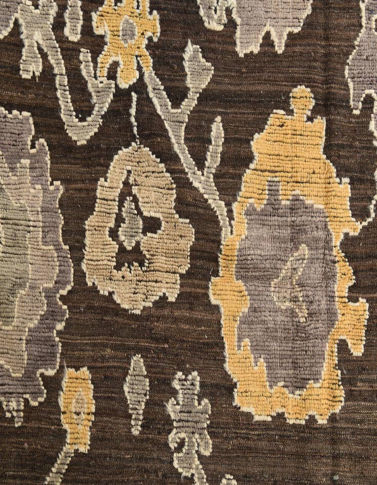 Detail image of  10' 4 x 14' 4  Hand Knotted Oushak Wool Rug