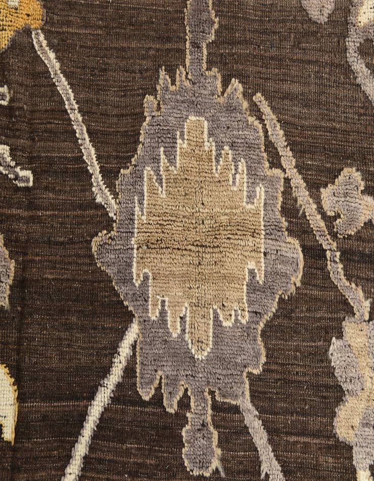 Detail image of  10' 2 x 14'  Hand Knotted Oushak Wool Rug