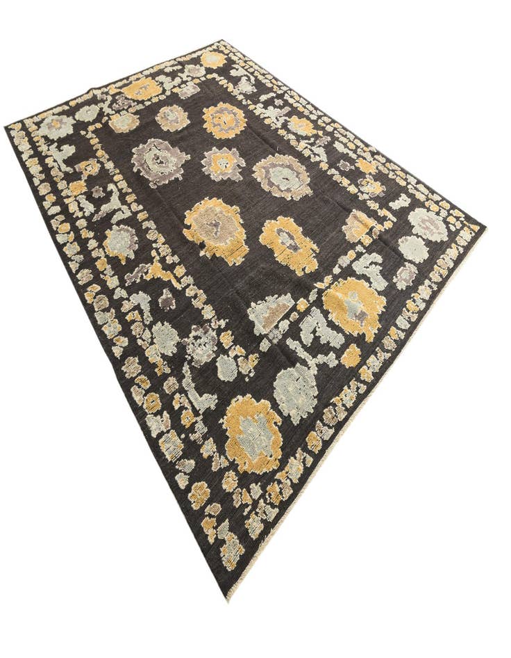 Detail image of  9' 3 x 12' 1  Hand Knotted Oushak Wool Rug