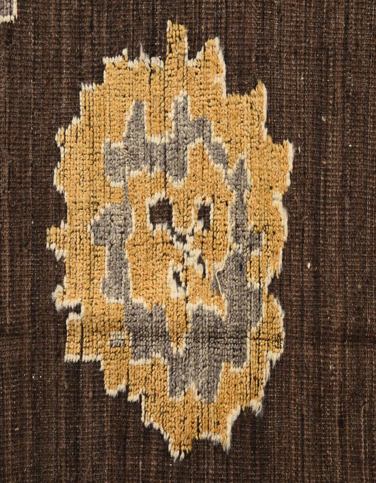 Detail image of  10' x 13' 9  Hand Knotted Oushak Wool Rug