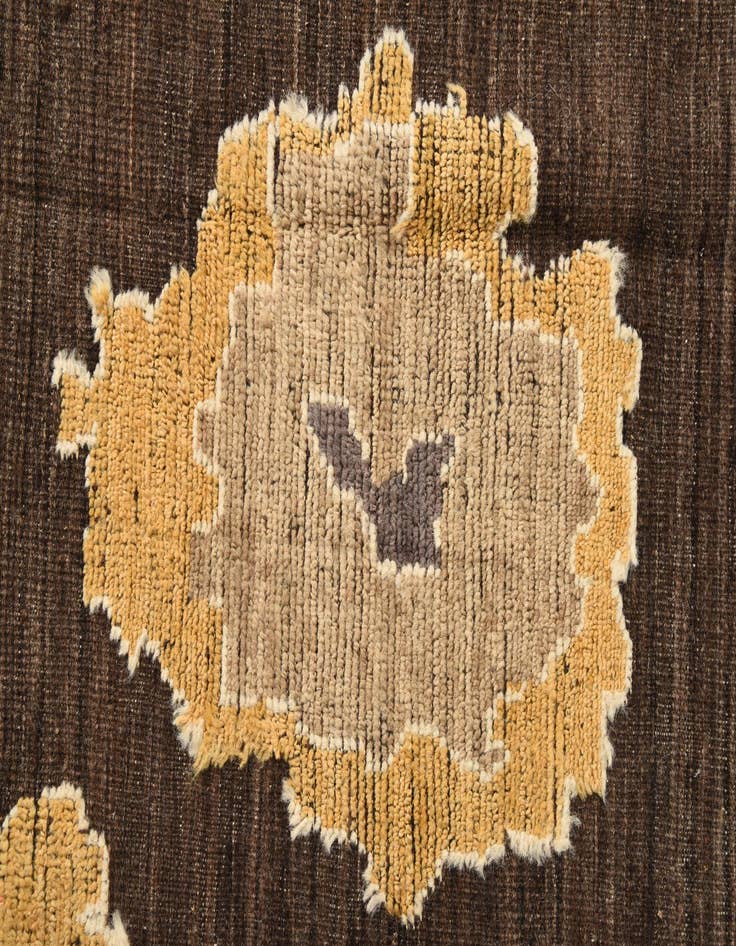 Detail image of  10' x 13' 9  Hand Knotted Oushak Wool Rug