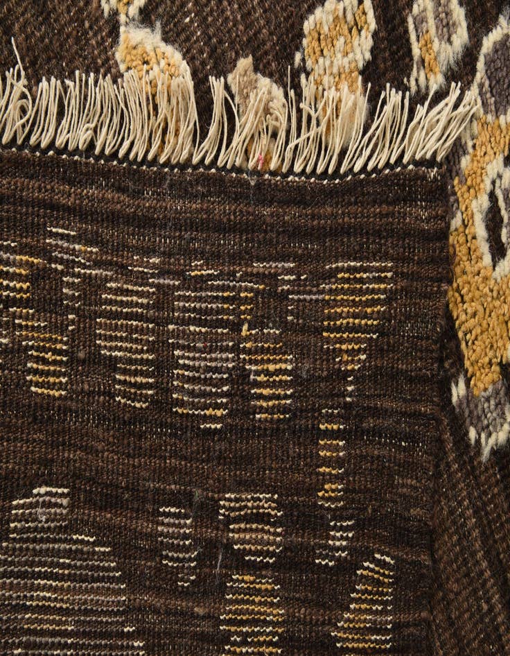 Detail image of  10' x 13' 9  Hand Knotted Oushak Wool Rug