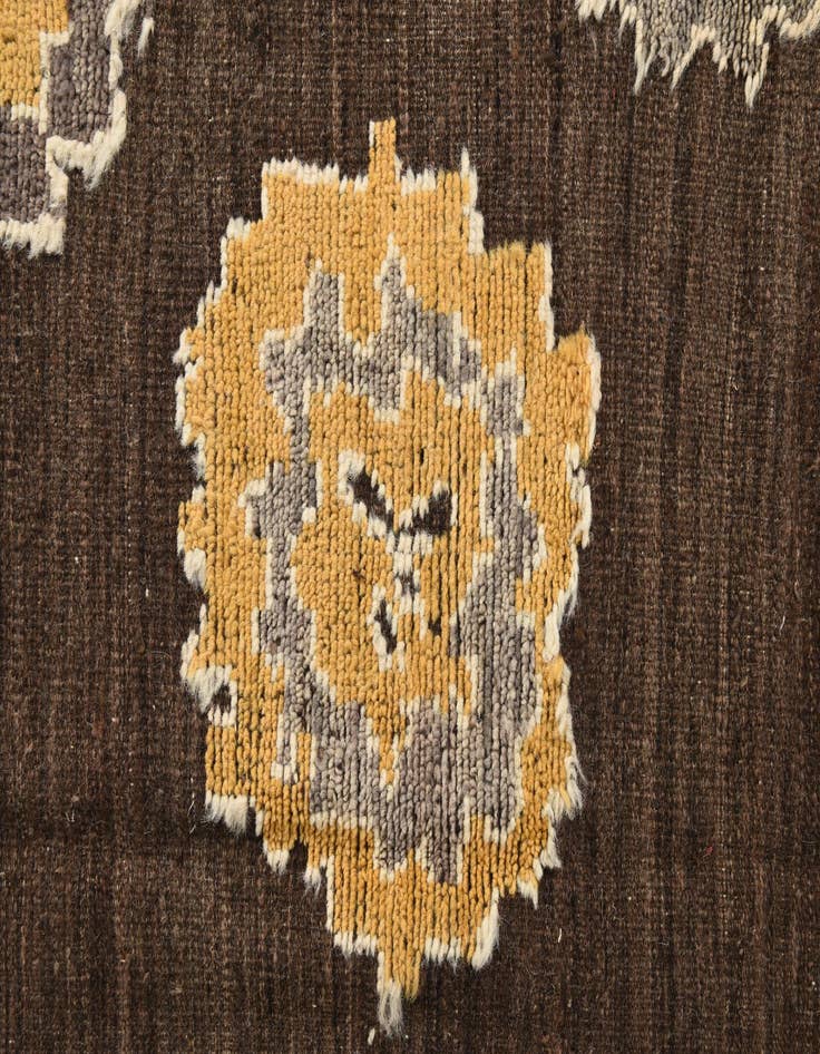 Detail image of  8' 2 x 10' 3  Hand Knotted Oushak Wool Rug