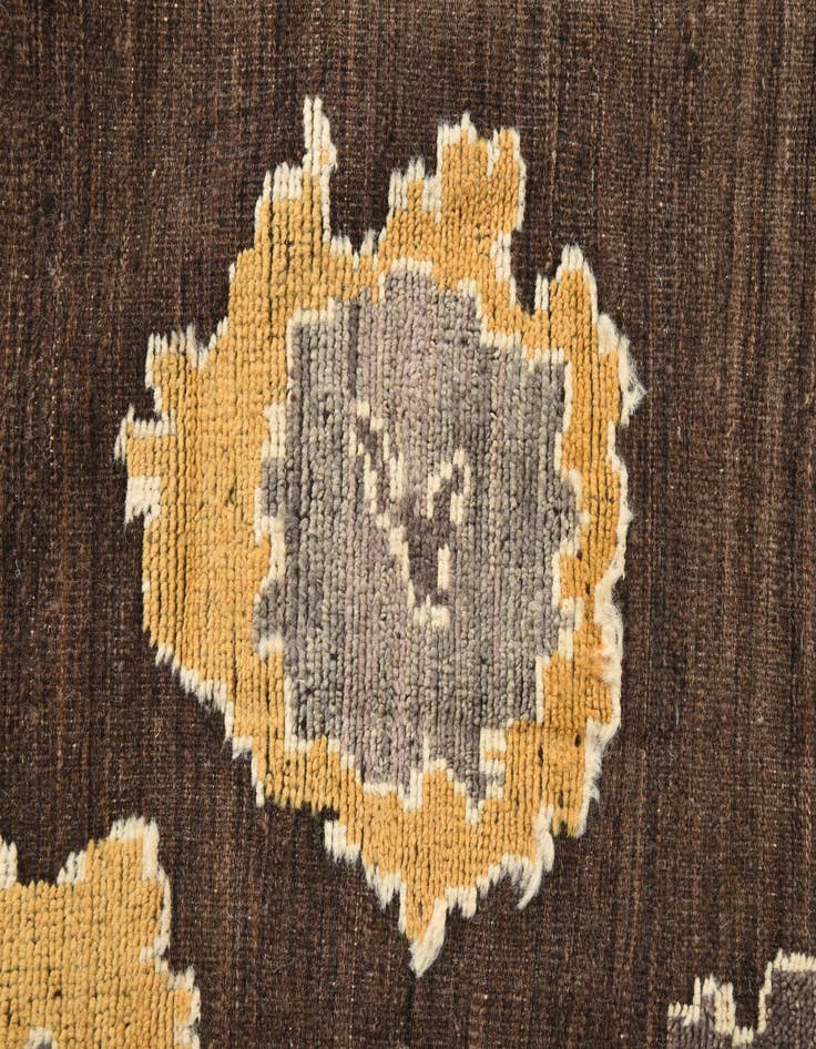 Detail image of  8' 2 x 10' 3  Hand Knotted Oushak Wool Rug