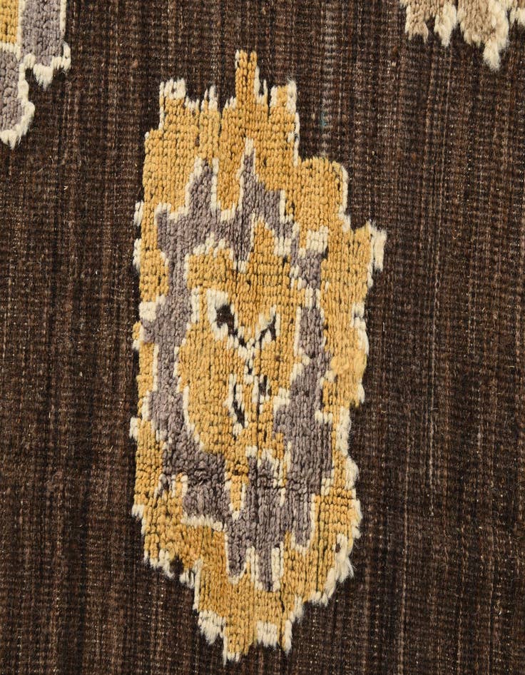 Detail image of  9' 1 x 12'  Hand Knotted Oushak Wool Rug