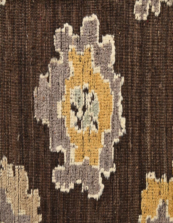 Detail image of  9' 1 x 12'  Hand Knotted Oushak Wool Rug