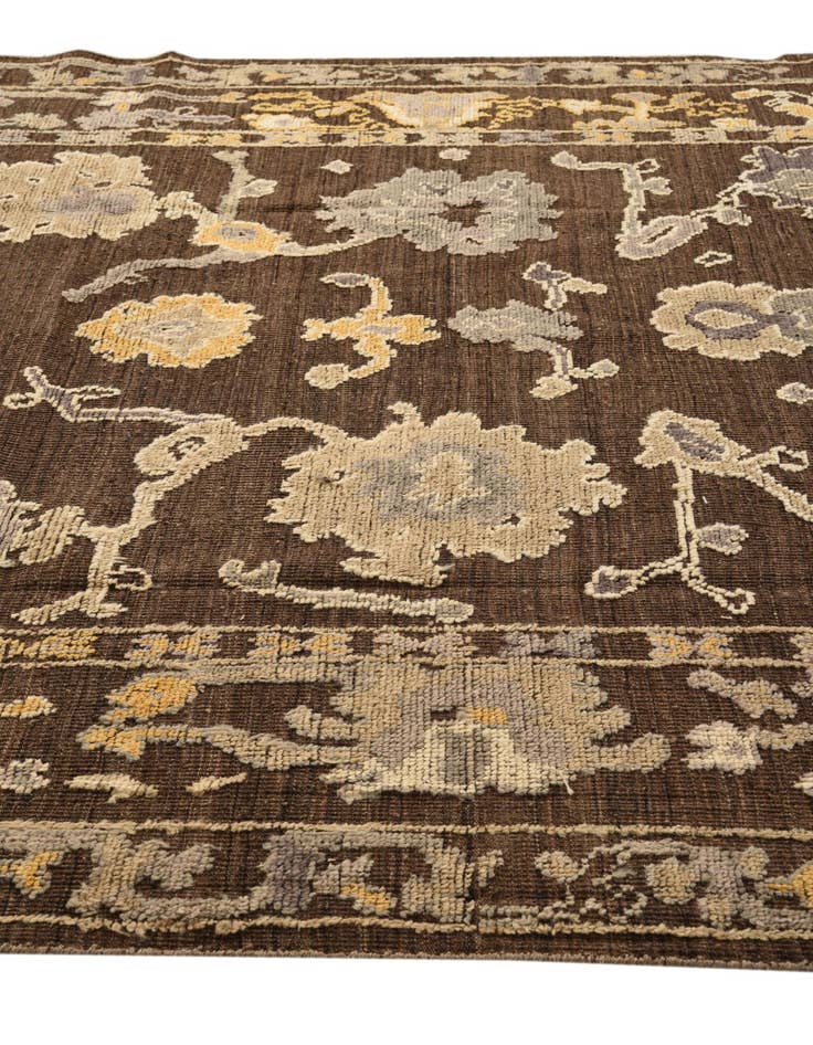 Detail image of  8' 2 x 10' 5  Hand Knotted Oushak Wool Rug