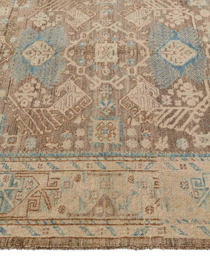 Detail image of  4' 11 x 6' 2  Hand Knotted Oushak Wool Rug