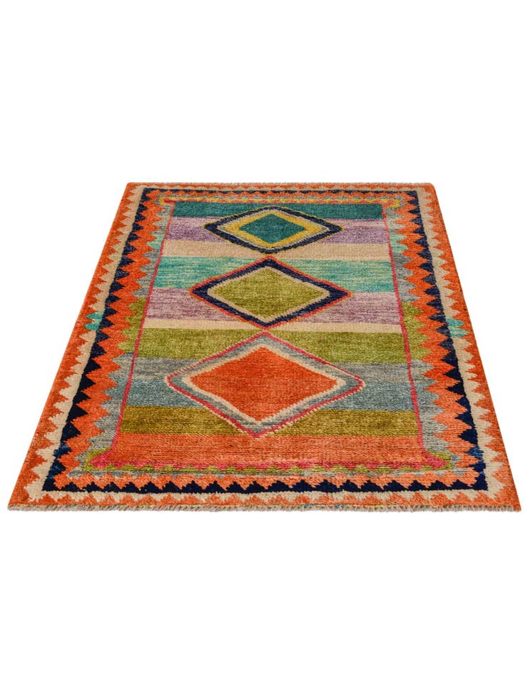 Detail image of 8' 7 x 10' 2 Hand Knotted Oushak Wool Rug