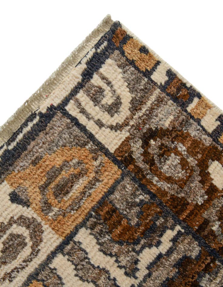 Detail image of 8' 7 x 10' 2 Hand Knotted Oushak Wool Rug