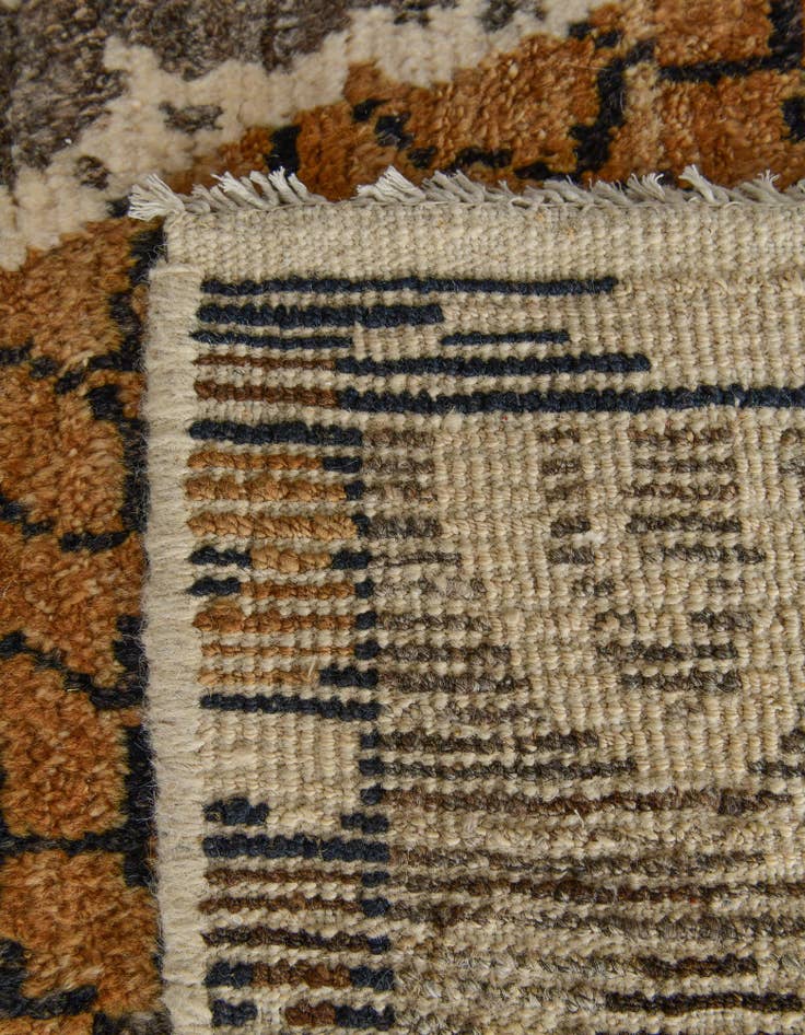 Detail image of 8' 7 x 10' 2 Hand Knotted Oushak Wool Rug