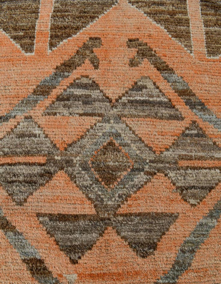 Detail image of 10' x 13' 9 Hand Knotted Oushak Wool Rug