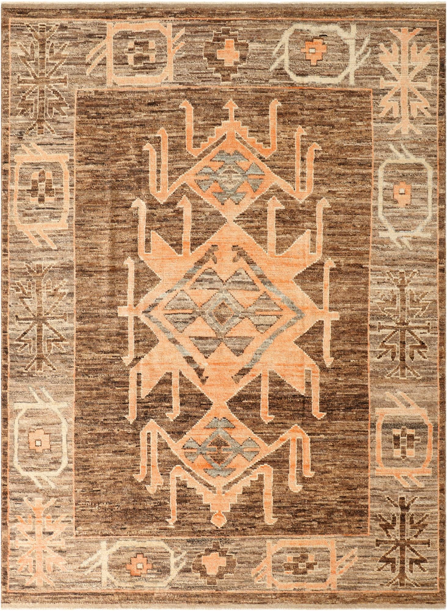 10' x 13' 9 Hand Knotted Oushak Wool Rug