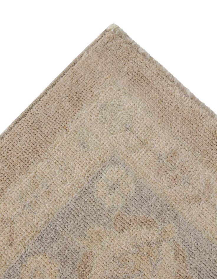 Detail image of 8' 3 x 9' 9 Hand Knotted Oushak Wool Rug