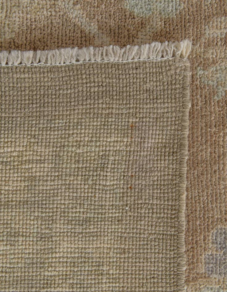 Detail image of 8' 3 x 9' 9 Hand Knotted Oushak Wool Rug