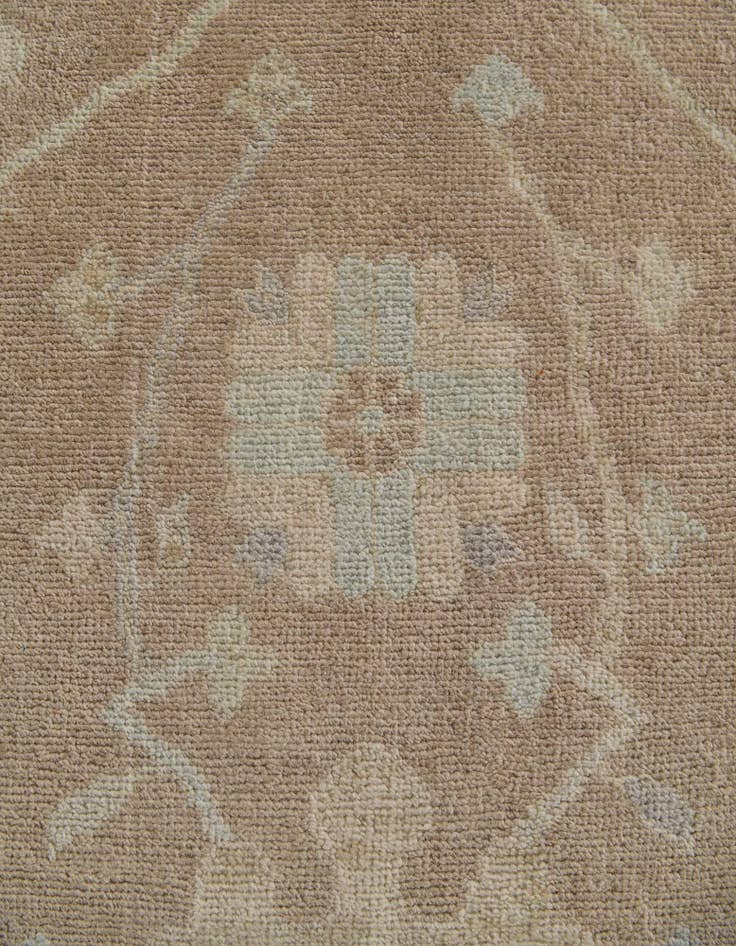 Detail image of 8' 3 x 9' 9 Hand Knotted Oushak Wool Rug