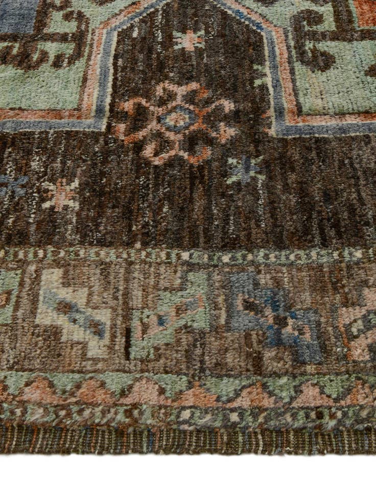 Detail image of 8' 8 x 10' 5 Hand Knotted Oushak Wool Rug