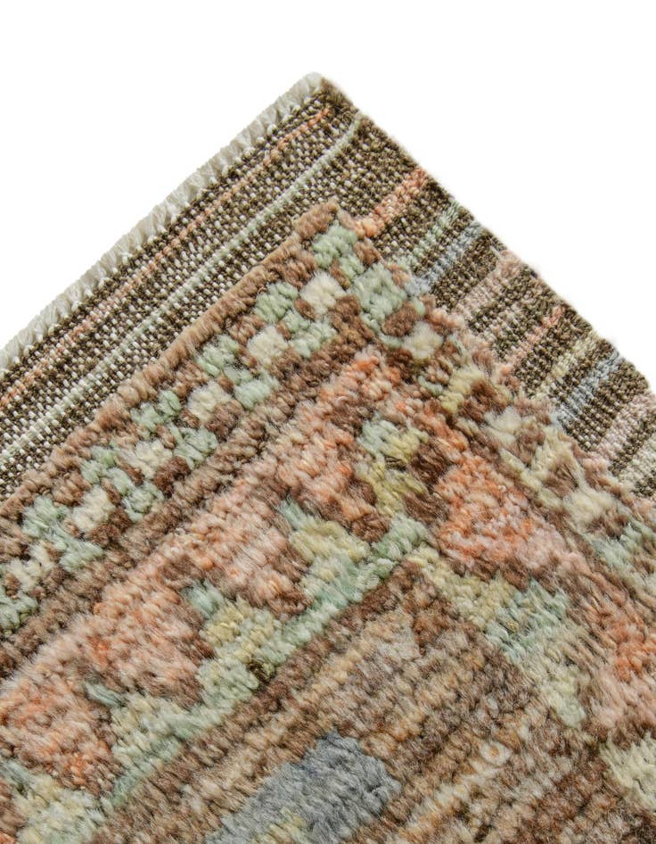 Detail image of 8' 8 x 10' 5 Hand Knotted Oushak Wool Rug