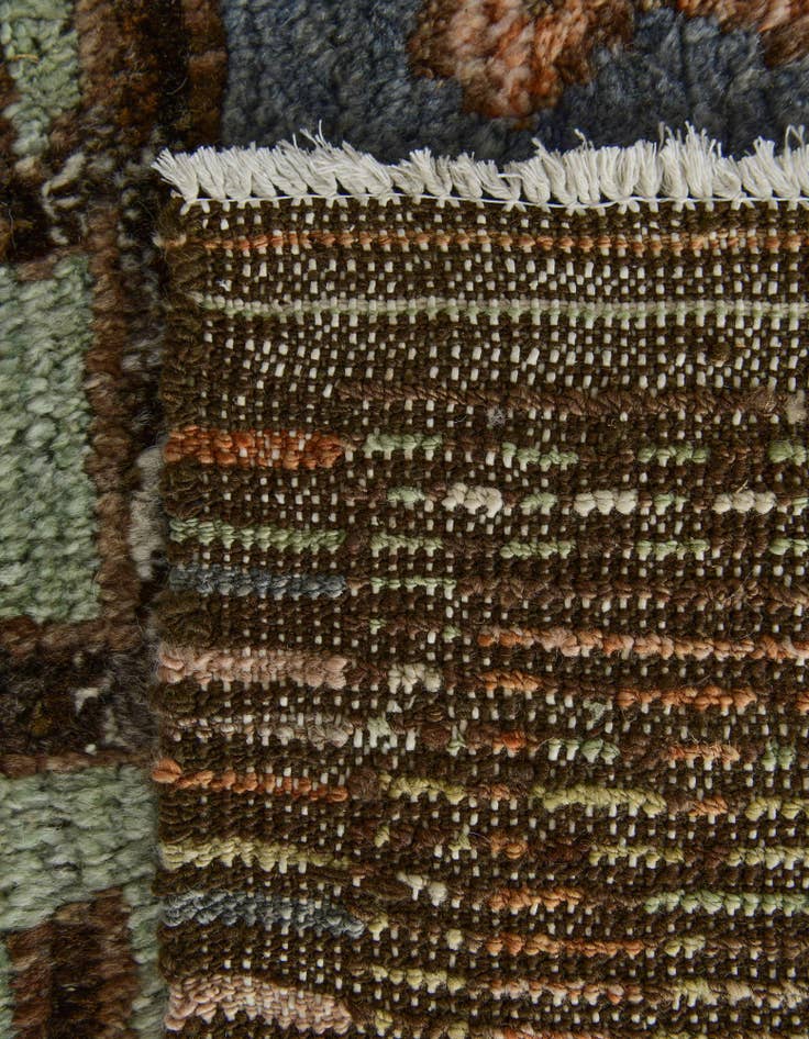 Detail image of 8' 8 x 10' 5 Hand Knotted Oushak Wool Rug