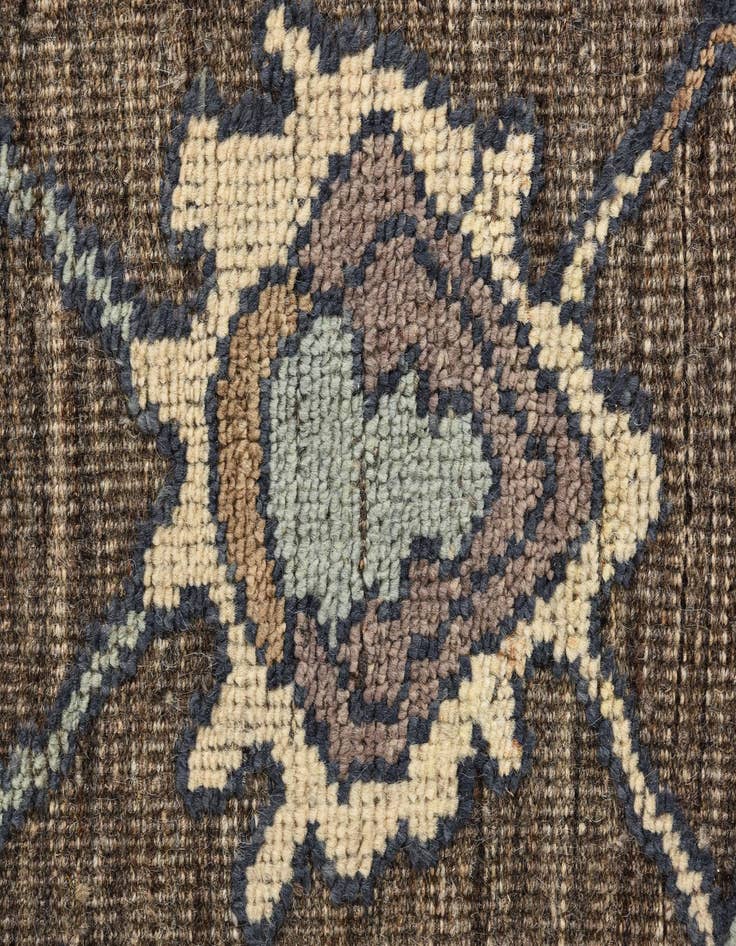 Detail image of  9' x 12' 2  Hand Knotted Oushak Wool Rug