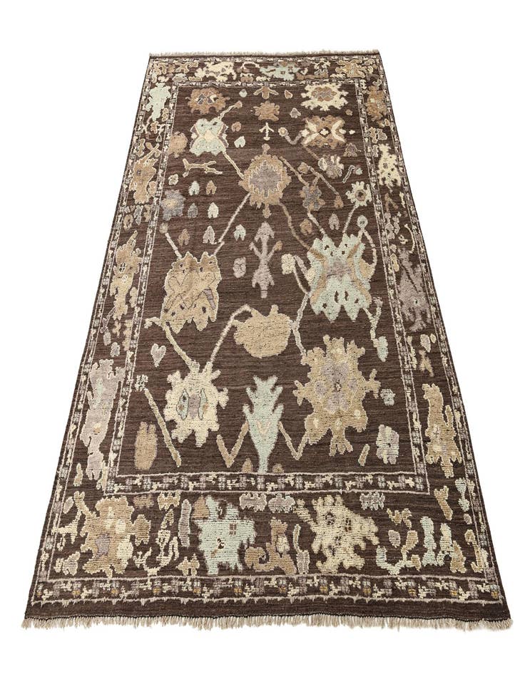 Detail image of  9' 5 x 12' 1  Hand Knotted Oushak Wool Rug