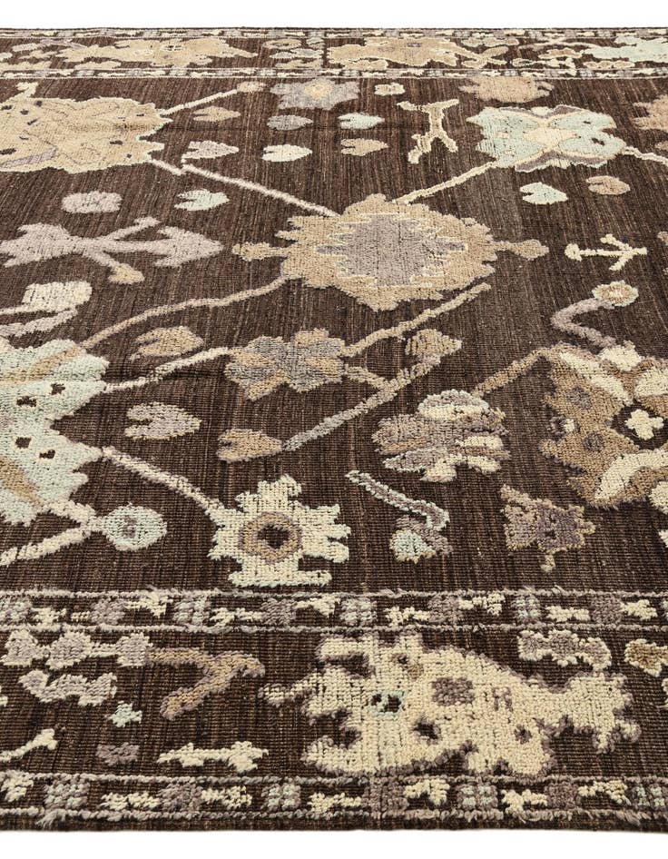 Detail image of  9' 5 x 12' 1  Hand Knotted Oushak Wool Rug