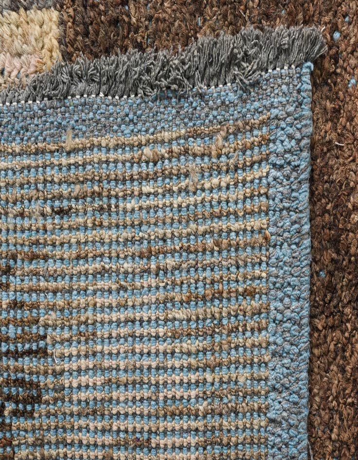 Detail image of  10' x 14' 2  Hand Knotted Oushak Wool Rug