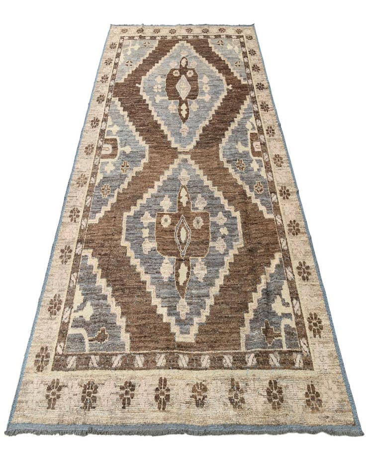 Detail image of  10' x 14' 2  Hand Knotted Oushak Wool Rug